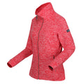 High Risk Red - Side - Regatta Womens-Ladies Azaelia Marl Full Zip Fleece Jacket