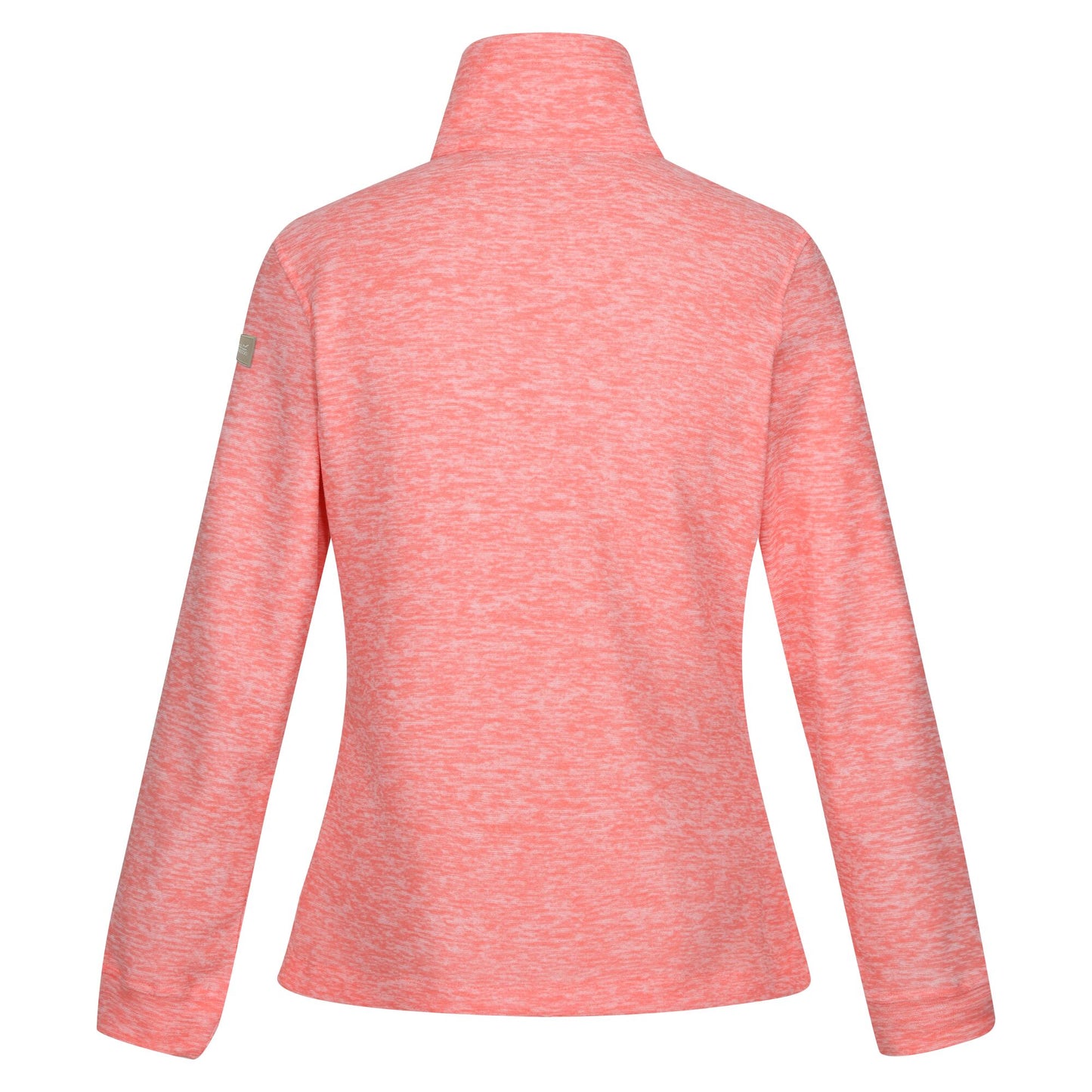 Shell Pink - Back - Regatta Womens-Ladies Azaelia Marl Full Zip Fleece Jacket