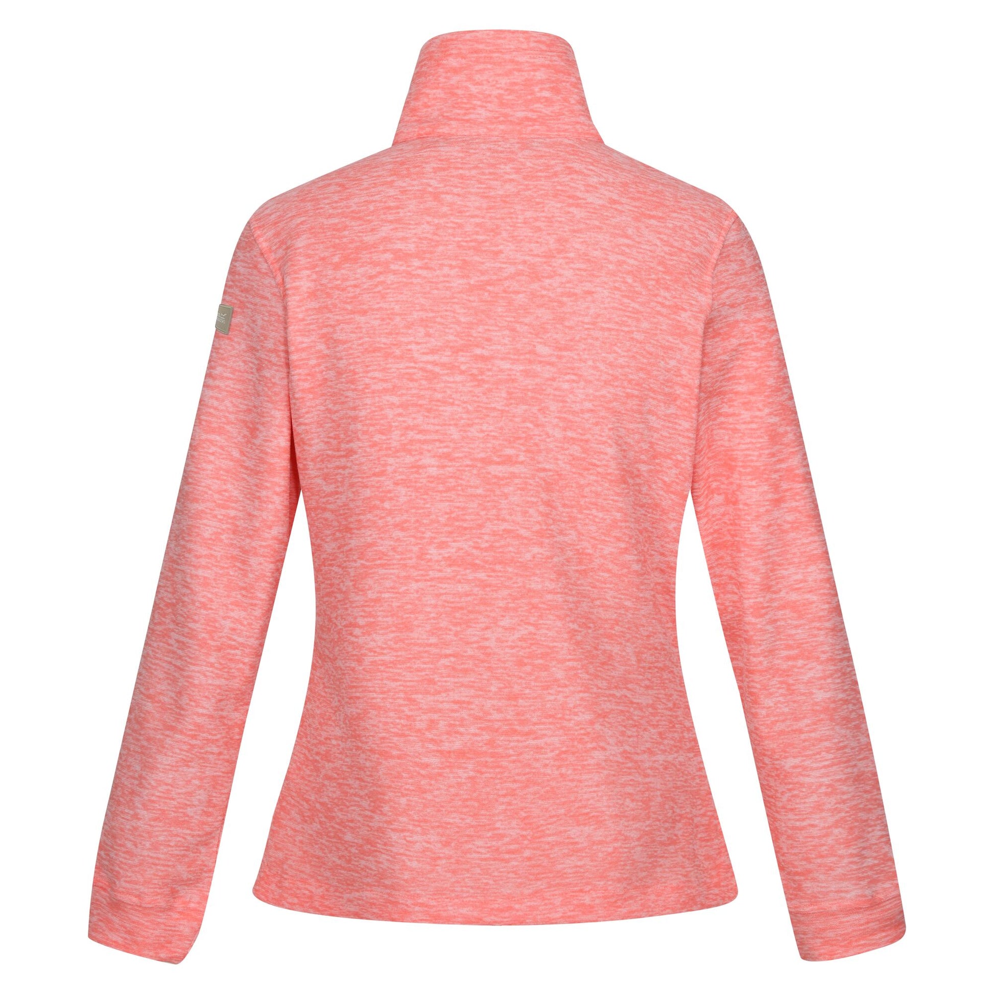 Shell Pink - Back - Regatta Womens-Ladies Azaelia Marl Full Zip Fleece Jacket