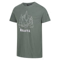 Dark Forest-Mountain Green - Side - Regatta Mens Cline VII Mountain Coolweave T-Shirt