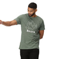 Dark Forest-Mountain Green - Lifestyle - Regatta Mens Cline VII Mountain Coolweave T-Shirt