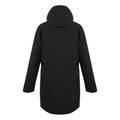 Black - Back - Regatta Mens Christian Lacroix Padded Long Waterproof Jacket