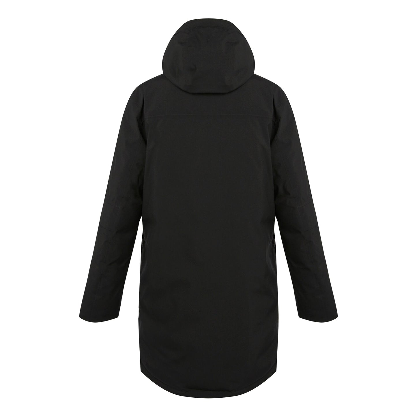 Black - Back - Regatta Mens Christian Lacroix Padded Long Waterproof Jacket
