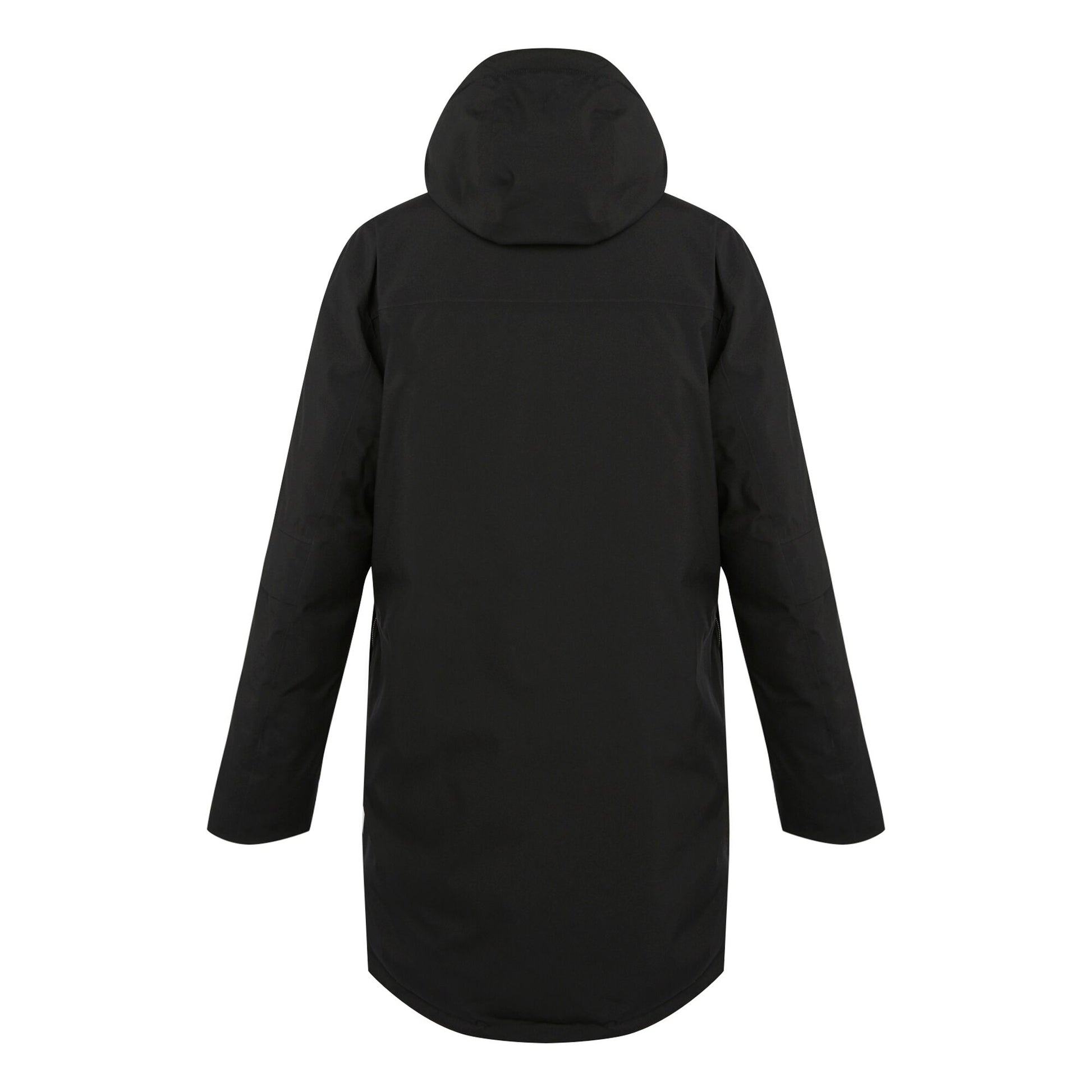 Black - Back - Regatta Mens Christian Lacroix Padded Long Waterproof Jacket