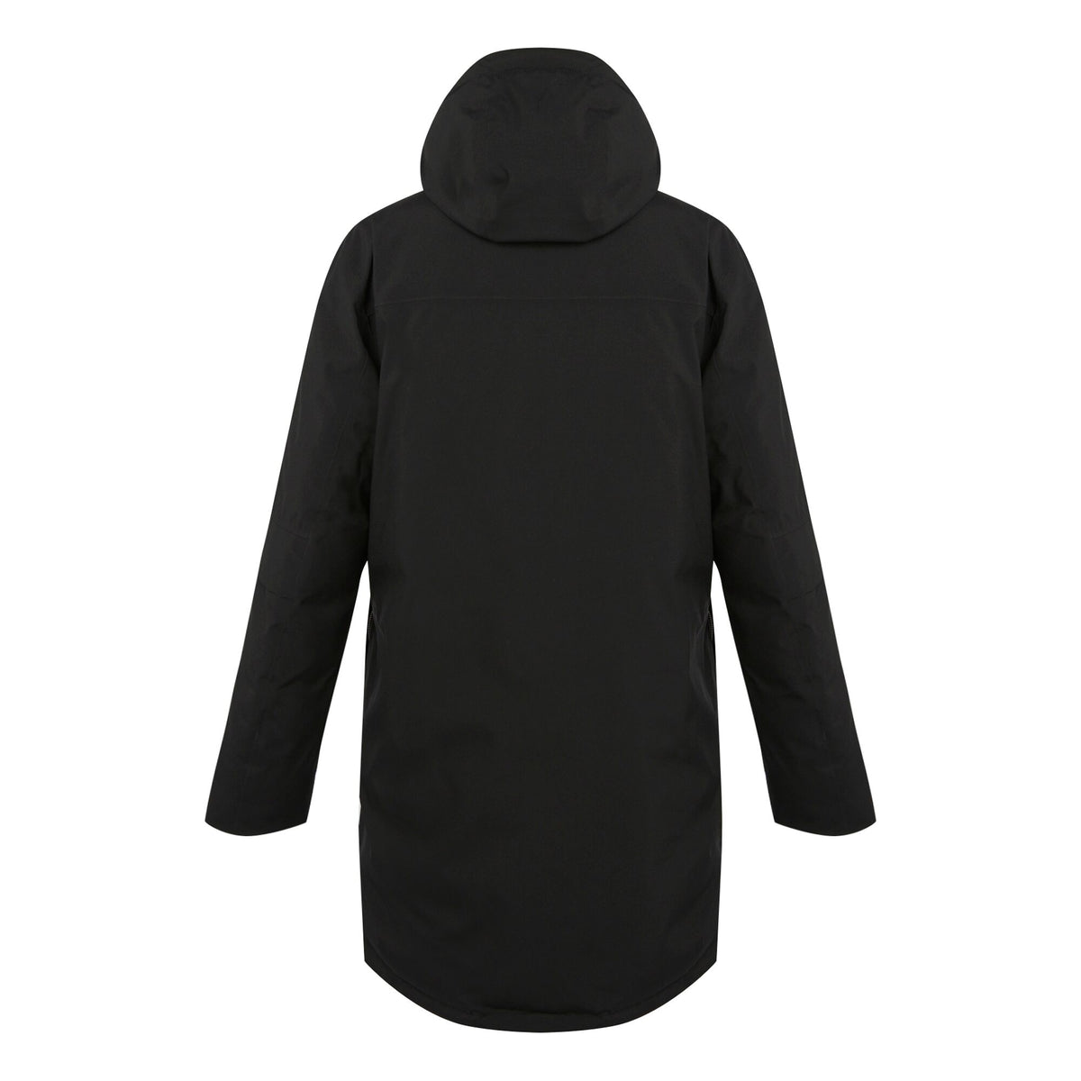 Black - Back - Regatta Mens Christian Lacroix Padded Long Waterproof Jacket