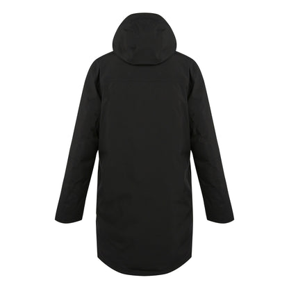 Black - Back - Regatta Mens Christian Lacroix Padded Long Waterproof Jacket