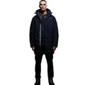 Navy - Lifestyle - Regatta Mens Christian Lacroix Padded Long Waterproof Jacket