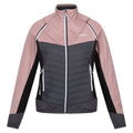 Dusky Rose-Seal Grey - Front - Regatta Womens-Ladies Steren Hybrid Jacket