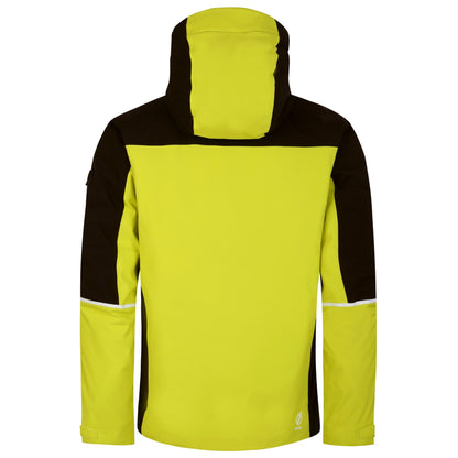 Neon Spring-Black - Back - Dare 2B Mens Eagle Ski Jacket