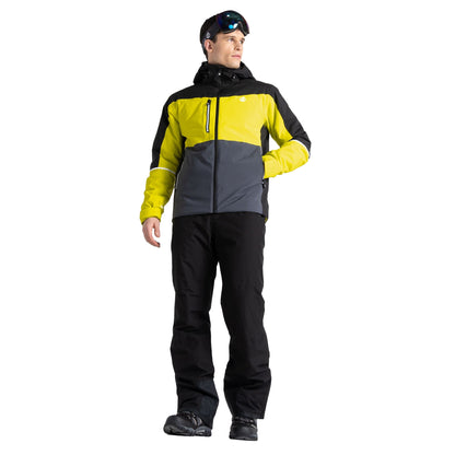 Neon Spring-Black - Pack Shot - Dare 2B Mens Eagle Ski Jacket