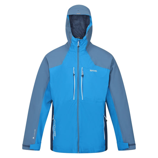 Indigo Blue-Stellar - Front - Regatta Mens Raddick Waterproof Jacket