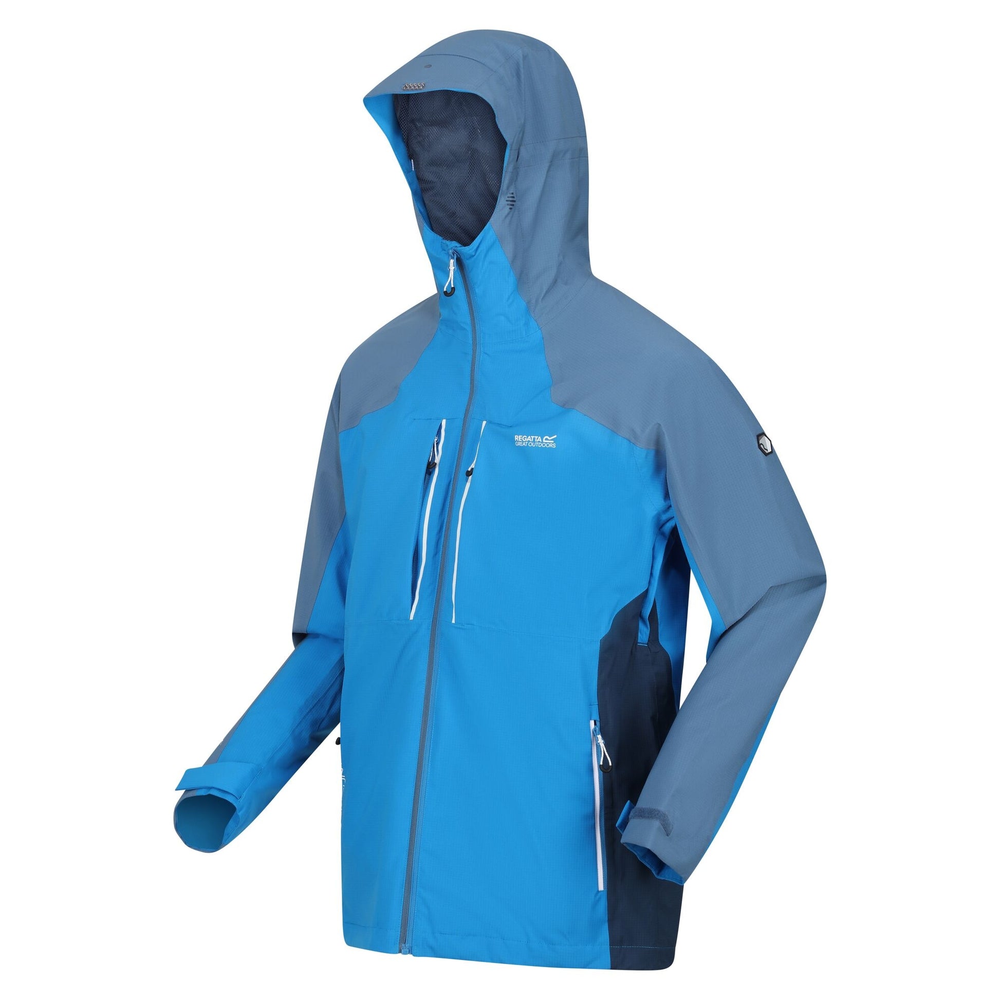 Indigo Blue-Stellar - Side - Regatta Mens Raddick Waterproof Jacket