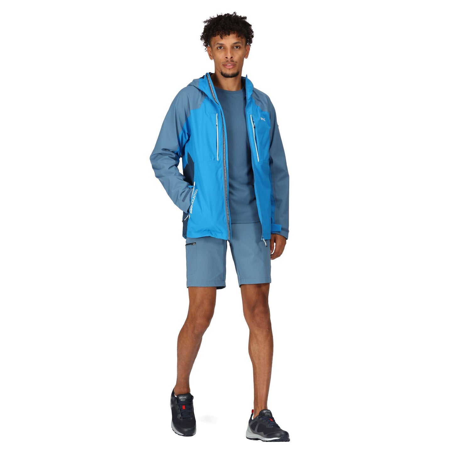 Indigo Blue-Stellar - Pack Shot - Regatta Mens Raddick Waterproof Jacket