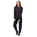 Navy - Lifestyle - Regatta Womens-Ladies Carlene Happiness Long-Sleeved T-Shirt