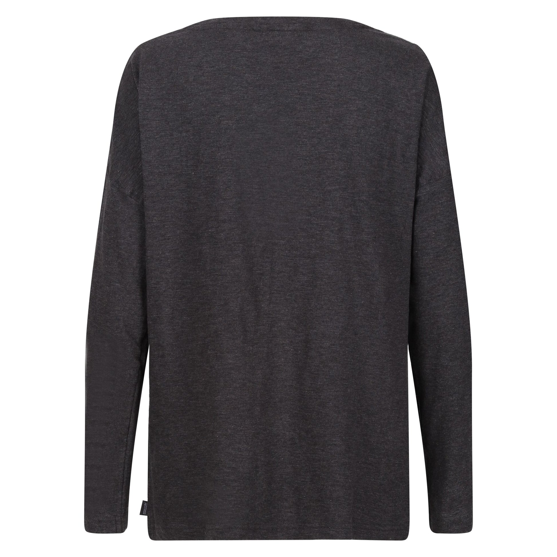 Dark Grey - Back - Regatta Womens-Ladies Carlene Stars Long-Sleeved T-Shirt