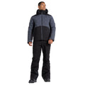 Ebony-Black - Pack Shot - Dare 2B Mens Aerials Ski Jacket