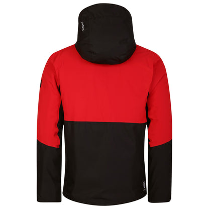 Danger Red-Black - Back - Dare 2B Mens Precision Ski Jacket
