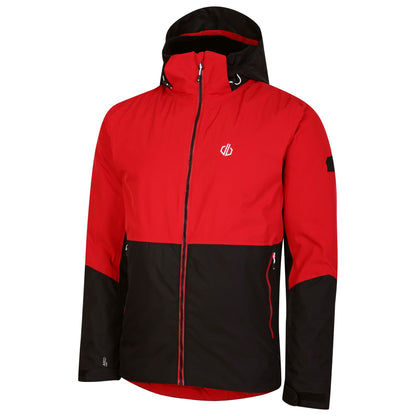 Danger Red-Black - Side - Dare 2B Mens Precision Ski Jacket