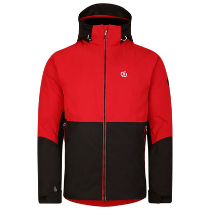Danger Red-Black - Front - Dare 2B Mens Precision Ski Jacket