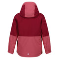 Mineral Red-Rumba Red - Back - Regatta Childrens-Kids Hydrate VIII 3 in 1 Waterproof Jacket