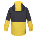 California Yellow-Seal Grey - Back - Regatta Childrens-Kids Hydrate VIII 3 In 1 Waterproof Jacket