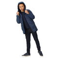 Admiral Blue-Black - Pack Shot - Regatta Childrens-Kids Farbank Ski Jacket