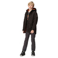 Black-Burnt Copper - Pack Shot - Regatta Childrens-Kids Farbank Ski Jacket