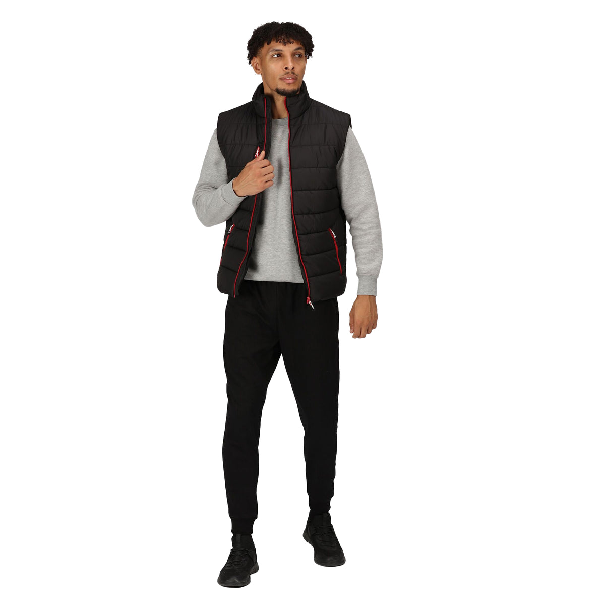 Black-Classic Red - Lifestyle - Regatta Professional Mens Thermal Body Warmer