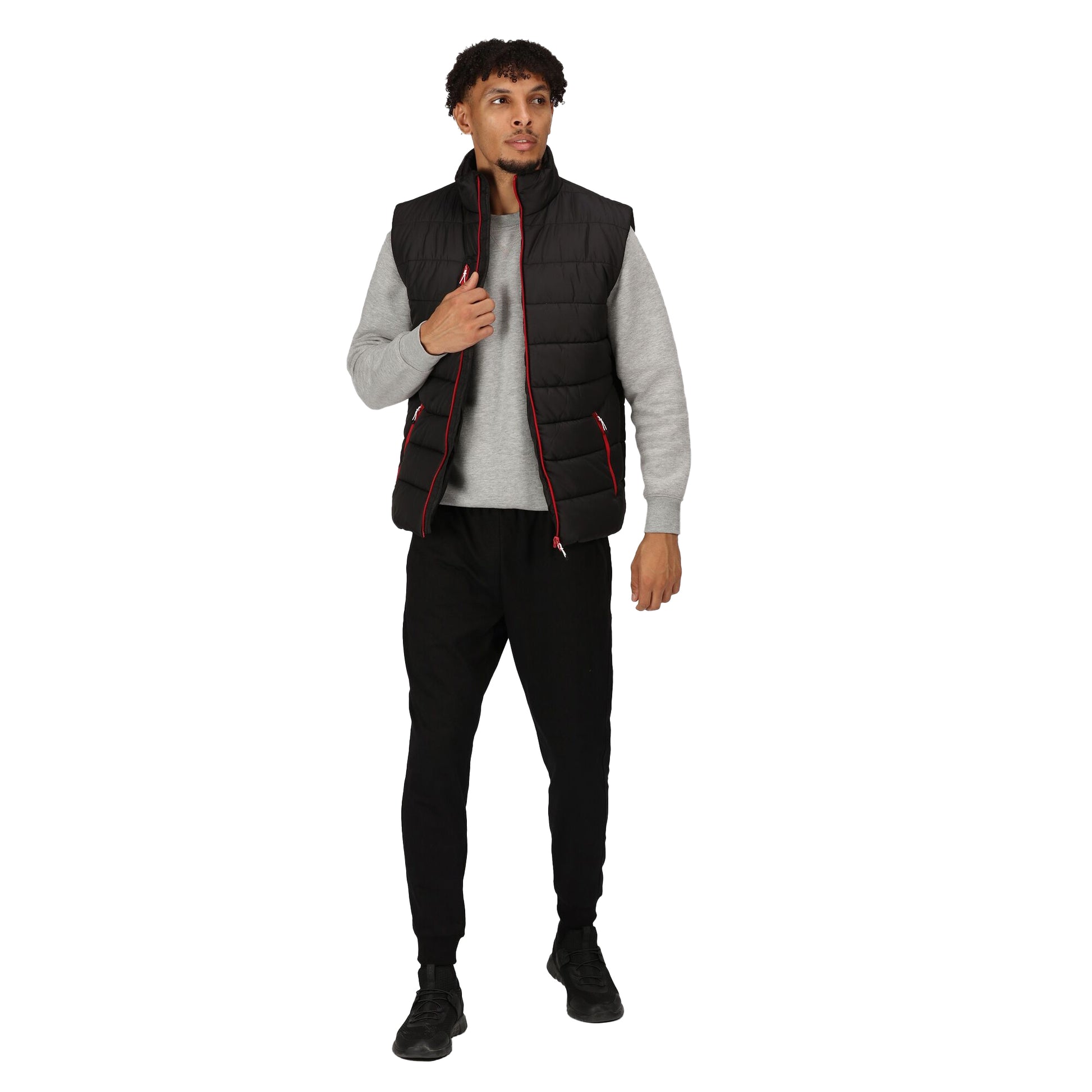 Black-Classic Red - Lifestyle - Regatta Professional Mens Thermal Body Warmer