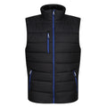 Black-New Royal - Front - Regatta Mens Navigate Thermal Body Warmer