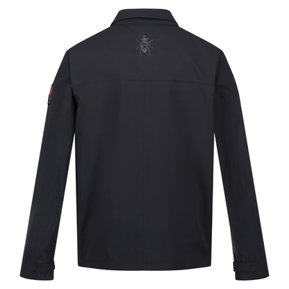 Black - Back - Regatta Mens Christian Lacroix Ramatuelle Waterproof Jacket
