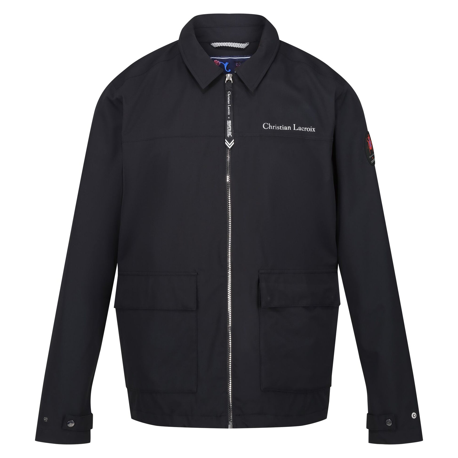 Black - Front - Regatta Mens Christian Lacroix Ramatuelle Waterproof Jacket