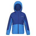 New Royal-Strong Blue - Front - Regatta Childrens-Kids Volcanics VII Reflective Waterproof Jacket