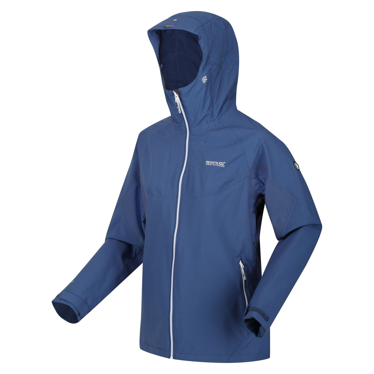 Dusty Denim - Back - Regatta Womens-Ladies Raddick Waterproof Jacket