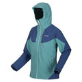 Bristol Blue-Dusty Denim - Side - Regatta Womens-Ladies Raddick Waterproof Jacket