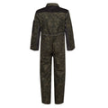 Green-Black - Back - Regatta Childrens-Kids Camouflage Jumpsuit