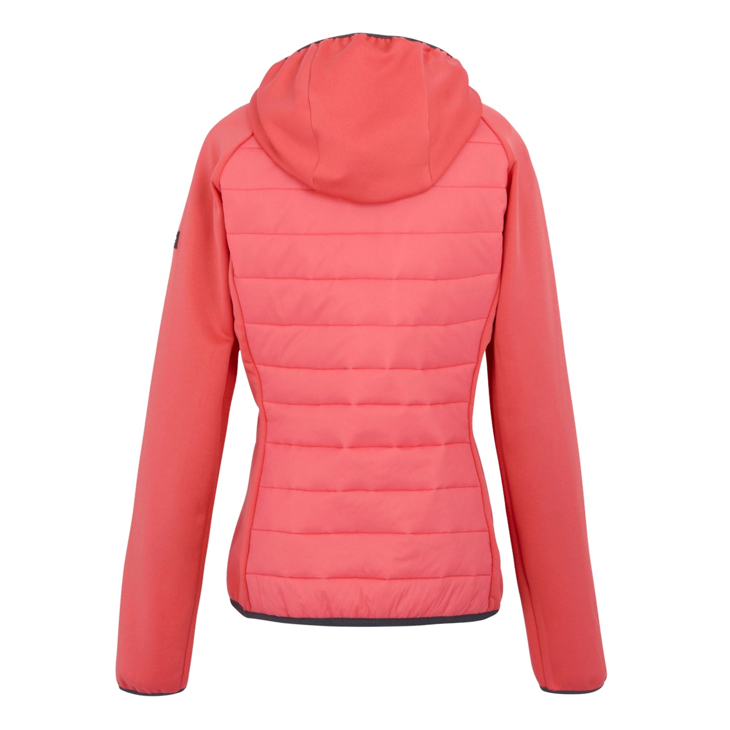 Peach Bloom-Seal Grey - Back - Regatta Womens-Ladies Andreson VIII Hybrid Jacket
