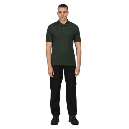 Dark Green - Lifestyle - Regatta Professional Mens Moisture Wicking Polo Shirt