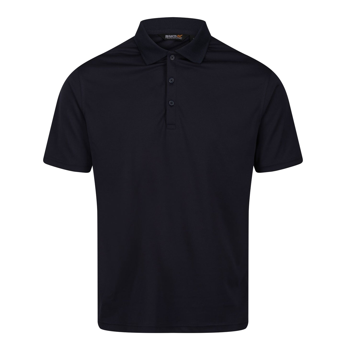 Navy - Front - Regatta Professional Mens Moisture Wicking Polo Shirt