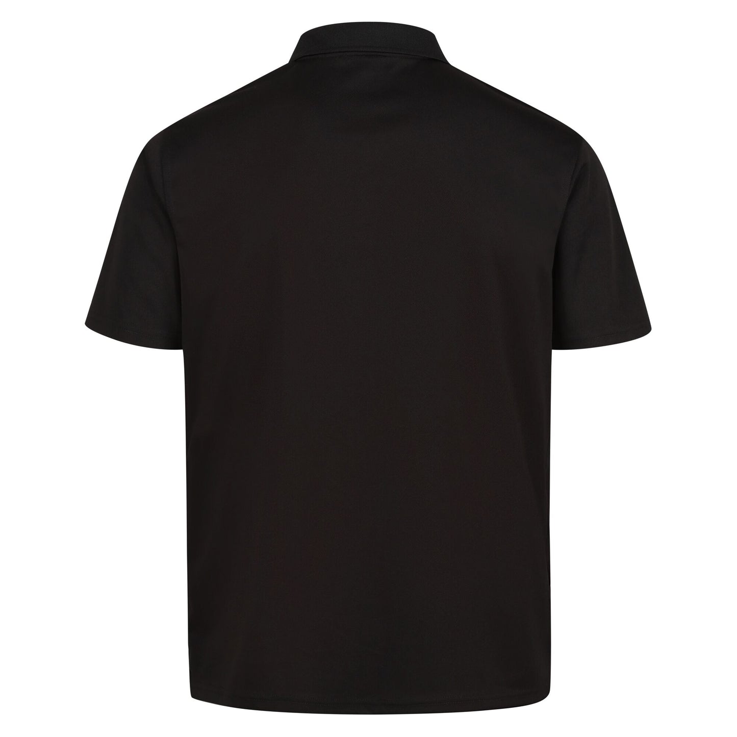 Black - Back - Regatta Professional Mens Moisture Wicking Polo Shirt