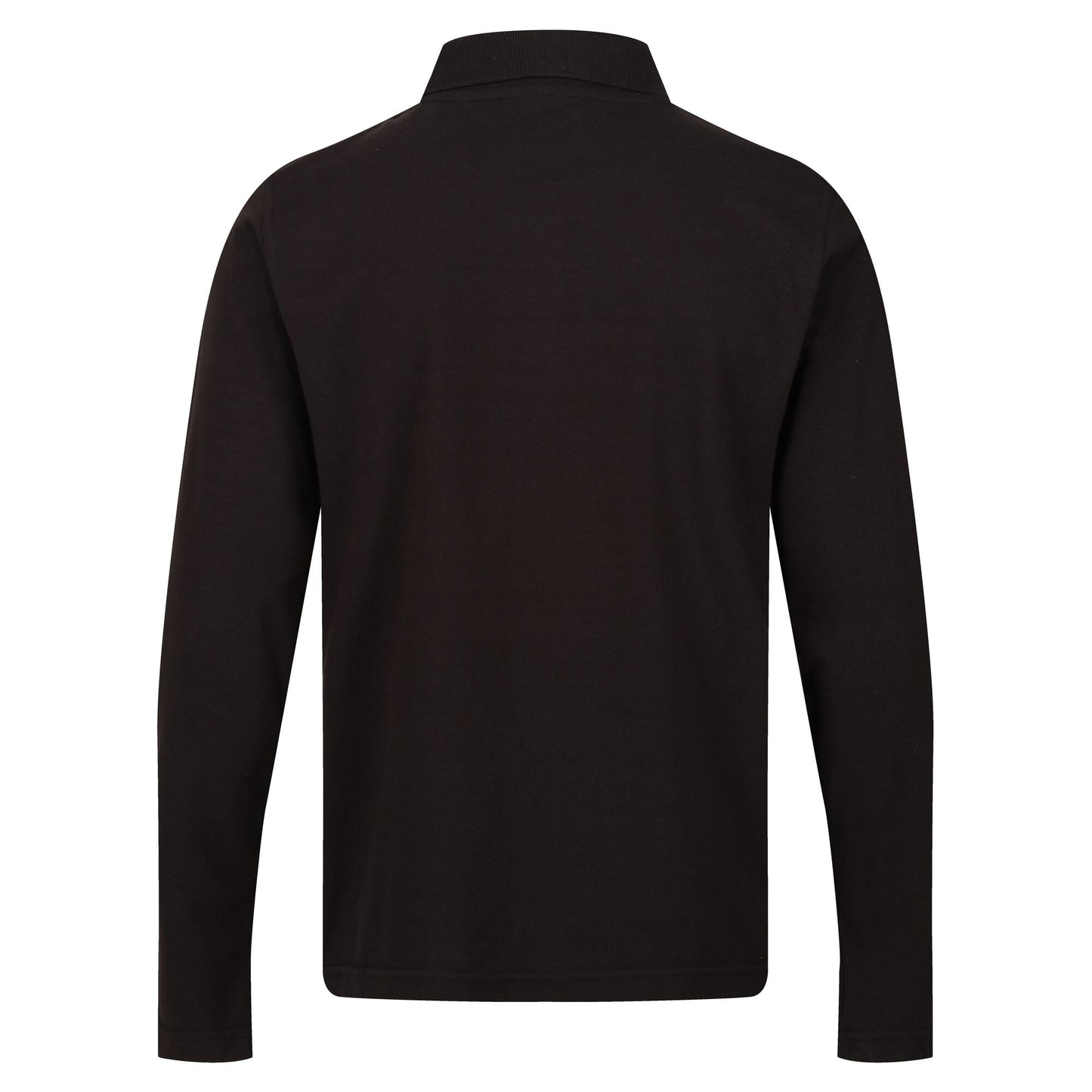 Black - Back - Regatta Professional Mens Long-Sleeved Polo Shirt