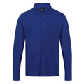 New Royal - Front - Regatta Professional Mens Long-Sleeved Polo Shirt