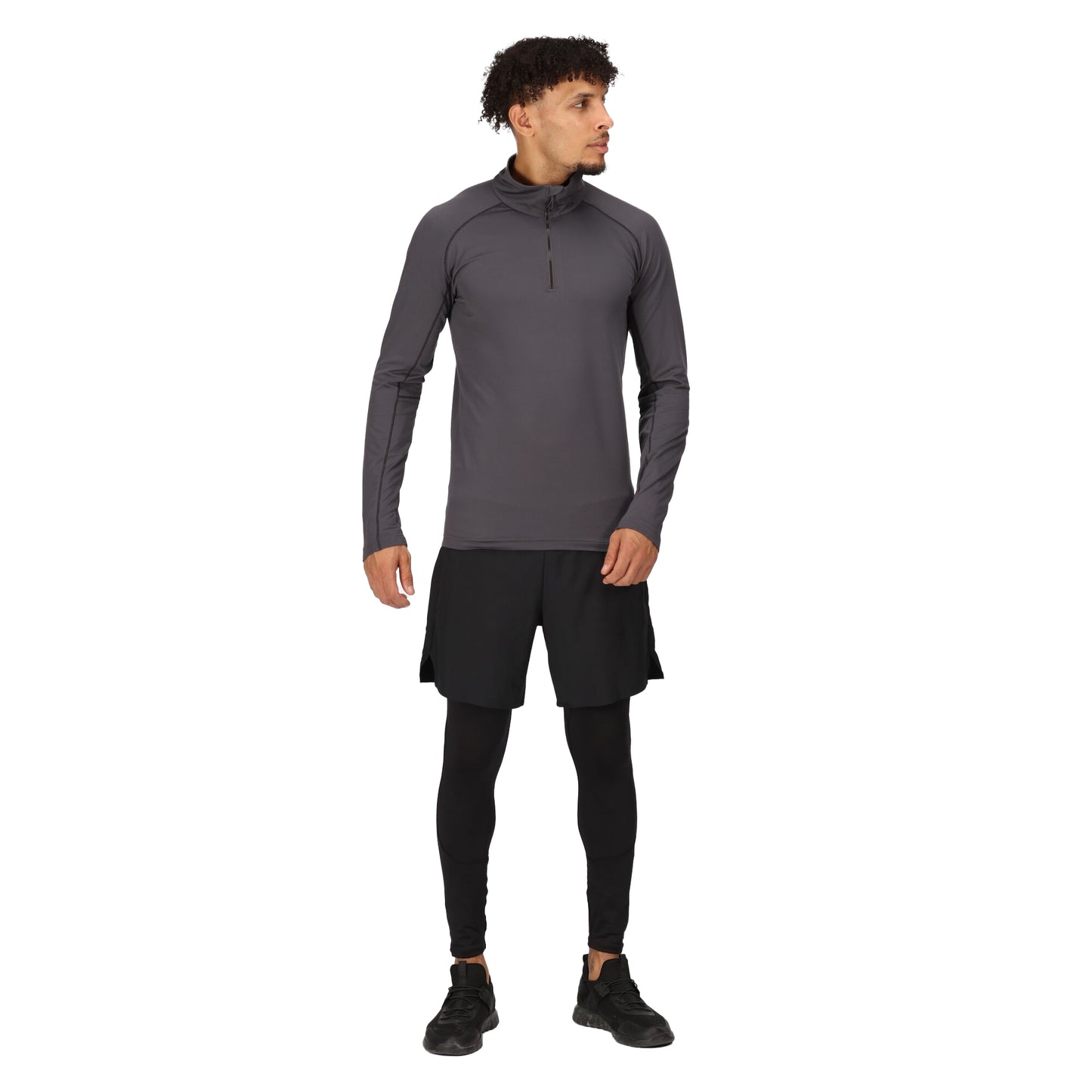 Seal Grey - Lifestyle - Regatta Professional Mens Core Stretch Half Zip Midlayer
