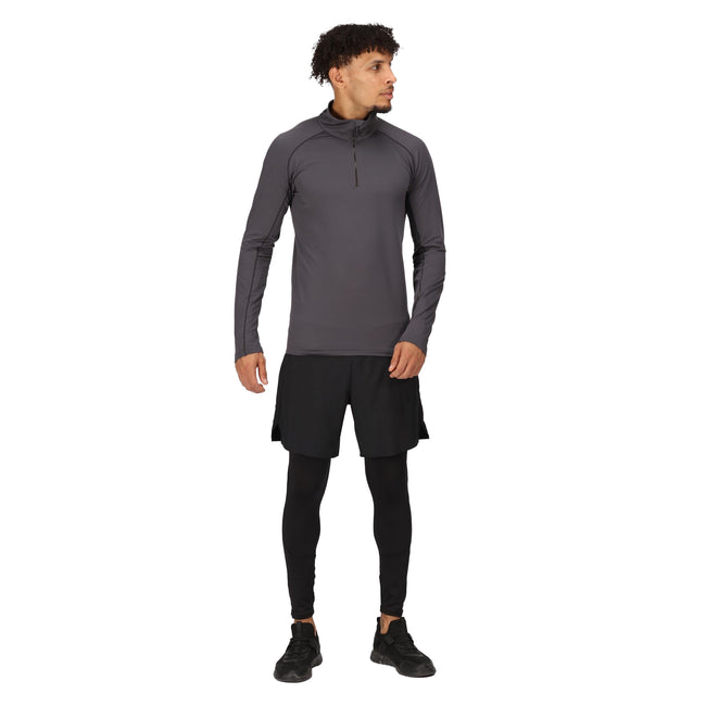 Seal Grey - Lifestyle - Regatta Professional Mens Core Stretch Half Zip Midlayer