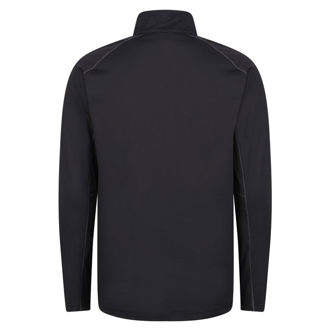 Black - Back - Regatta Professional Mens Core Stretch Half Zip Midlayer