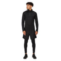 Black - Lifestyle - Regatta Mens Core Stretch Half Zip Midlayer