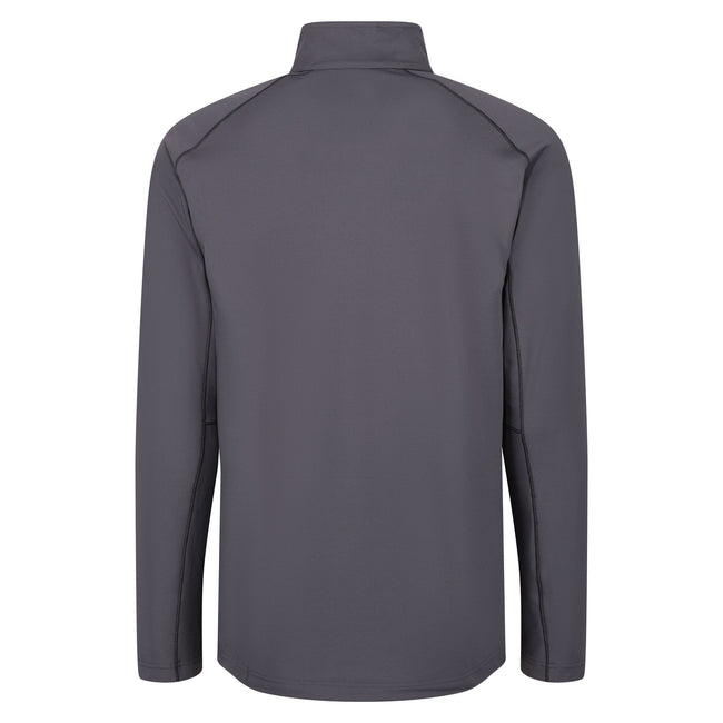 Seal Grey - Back - Regatta Professional Mens Core Stretch Half Zip Midlayer