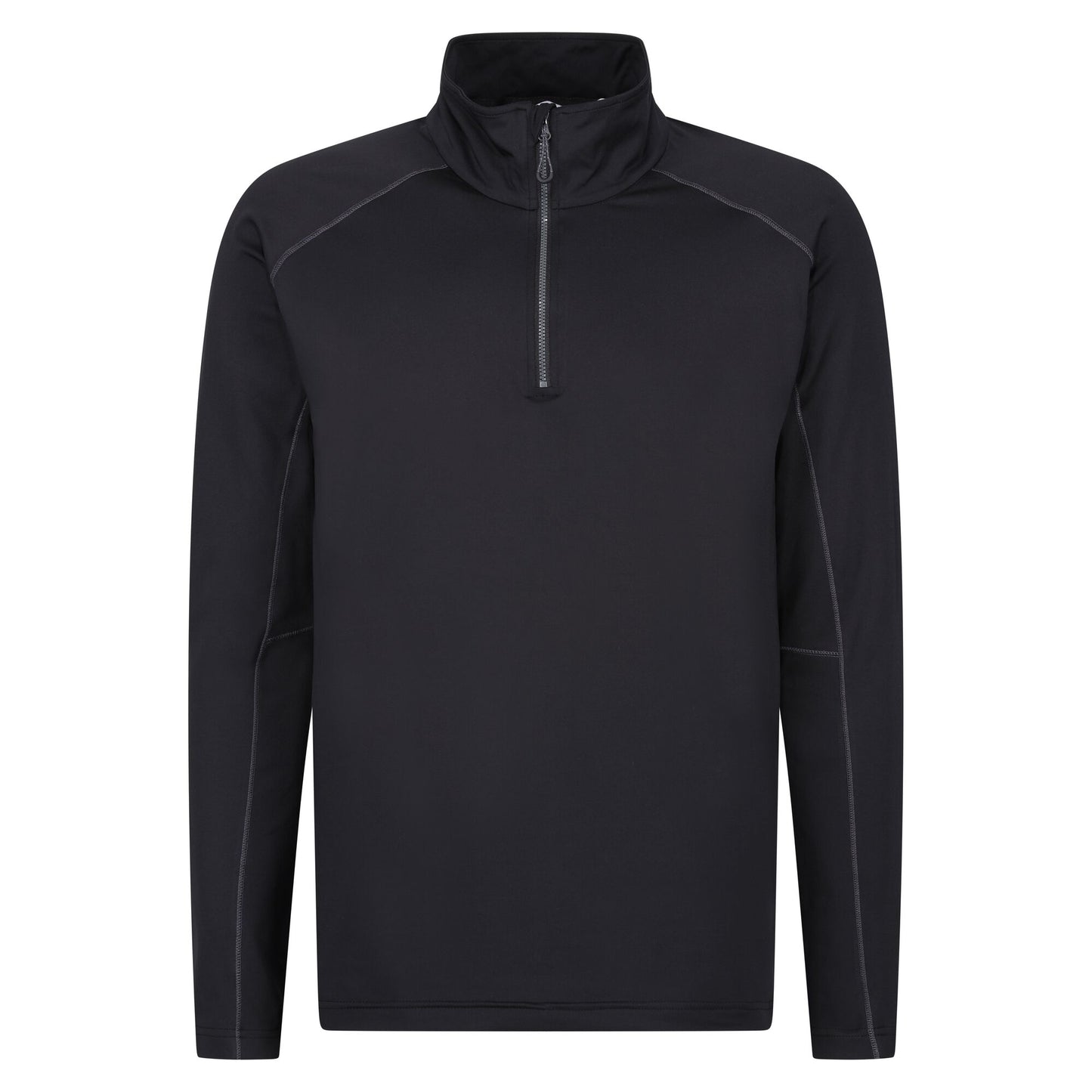 Black - Front - Regatta Professional Mens Core Stretch Half Zip Midlayer
