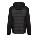 Black-Seal Grey - Back - Regatta Mens Navigate Quilted Hybrid Jacket