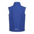 New Royal-Navy - Back - Regatta Professional Childrens-Kids Softshell Reflective Gilet